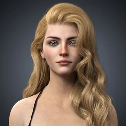 Ethel Hair for Genesis 8 and 8.1 Female