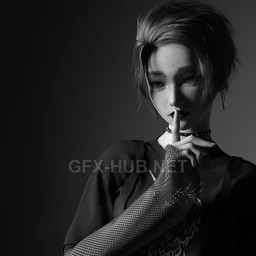 FE dForce Punk Street Outfit and Poses for Genesis 8 Females