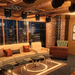 FG Talk Show Set and Dressing Room