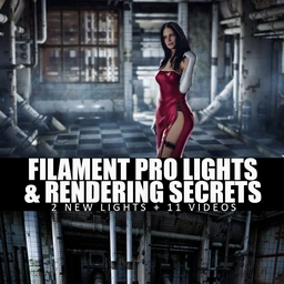 Filament PRO Lights And Rendering Secrets – 2 New Lights + Video Tutorial