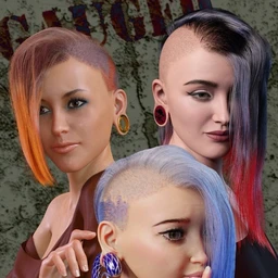 Gauged Ears and Jewelry for Genesis 8.1 Female