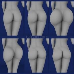 Glutes Morphs for Genesis 8 Female