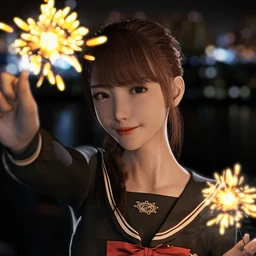 Gu Yu and Gu Yu Hair for Genesis 8.1 Female