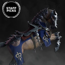 Guardian Horse Armor for DAZ Horse 2