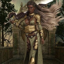 HEROINE – dForce Warrior of Dusk Outfit for Genesis 8 Females