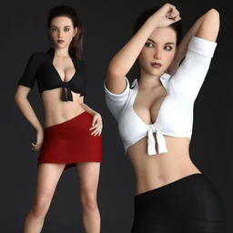 Home Office Outfit for Genesis 8 Females