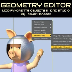 How To Use the DAZ Studio Geometry Editor