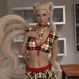 InStyle – JMR dForce Naughty Outfit 2 for G8F