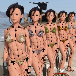 Iray Super Shaders Colorful Camouflage (Merchant Resource)