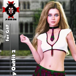 JMR dForce Naughty Outfit 2 for G8F