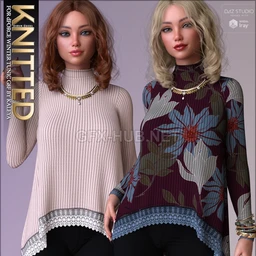 Knitted for dForce Winter Tunic G8F