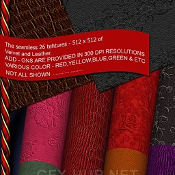 Leather & Velvet Textures
