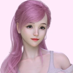 Lurys with Expressions and Hair with dForce for Genesis 8.1 Female