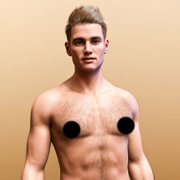 M3D Fiber Body Hair Set for Genesis 8.1 Male