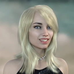 Mallory Hair for Genesis 8 and 8.1 Females