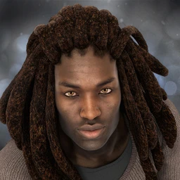 Messy Dreads for Genesis 2 Male(s)