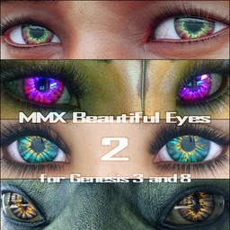 MMX Beautiful Eyes 2 for Genesis 3 and 8