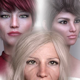 Mother and Daughters HD for Genesis 8 Female