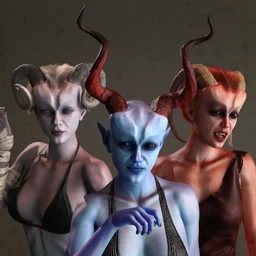 Muelsfell Halfblood Anashia HD for Genesis 8 Female