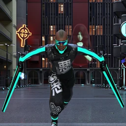 Night Sword Poses for Genesis 8 and 8.1 Male