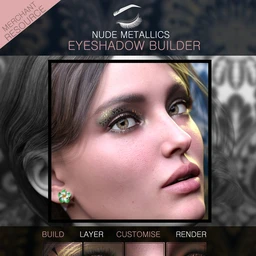 Nude Metallics Eyeshadow Builder Genesis 8 Females Merchant Resource