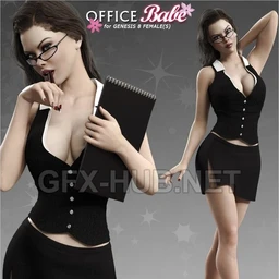 Office Babe Outfit for Genesis 8 Female(s)