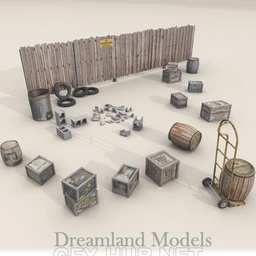 Old Rotting Fence Set