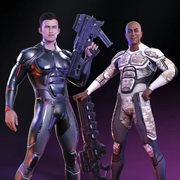 OMNI Suit for Genesis 8 and 8.1 Male Outfit Textures