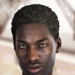 Omri Hair for Genesis 2 Male(s)