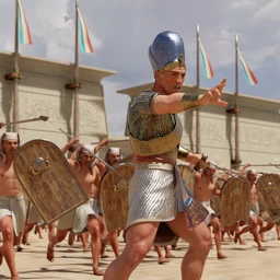 Pharaoh At War Characters and Outfit for Genesis 8 Male