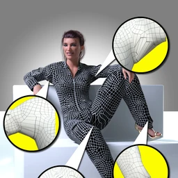 pJCM Poses – For Clothing Creators for Genesis 8