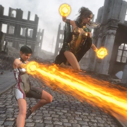 Power Blast Props for Victoria 7 and 8 and Michael 7 and 8