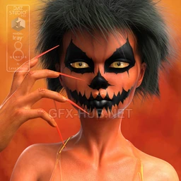 Pumpkina for Genesis 8 Female