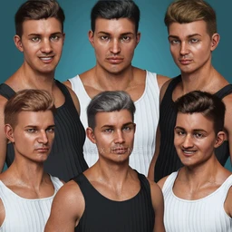 Real Faces and Bodies for Juan Carlos 8