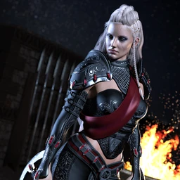 Samarah Shadow Rogue Outfit for Genesis 8.1 Females