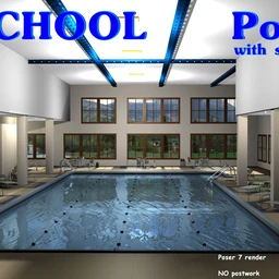 SCHOOL Pool with spa