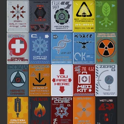 Sci-Fi Info Signs