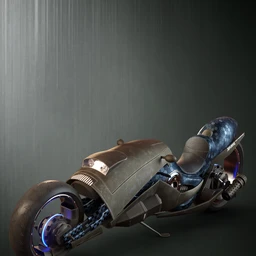 Sci-Fi Maglev Motorcycle