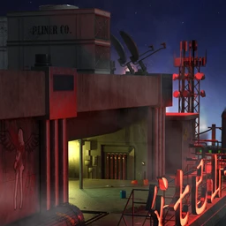 SciFi Rooftop CyberPunk