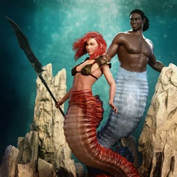 Seahorse Tails for Genesis 8.1 Males and Females