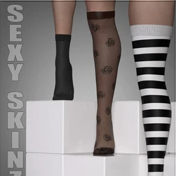 Sexy Skinz – Ultimate Stockings for Genesis 8 Female