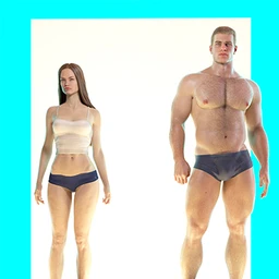 Standing Idle for Genesis 8 Female and Male