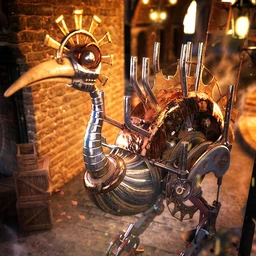 Steampunk Ostrich
