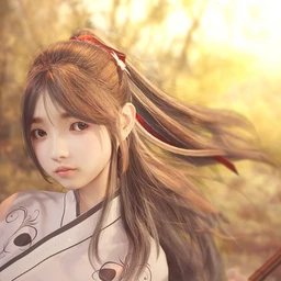 Sue Yee Half Shawl Long Hair for Genesis 8 and 8.1 Females