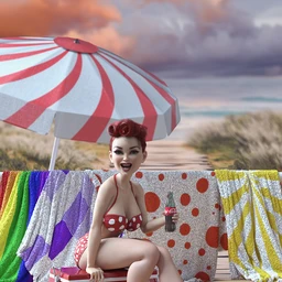 Summer Vibes Vintage Props with dForce