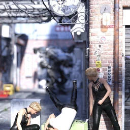 Take Cover Poses for Genesis 8