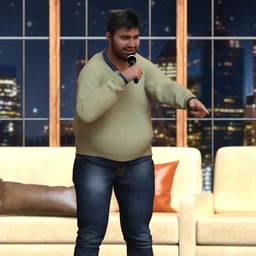 Talk Show Poses for Fred 8.1