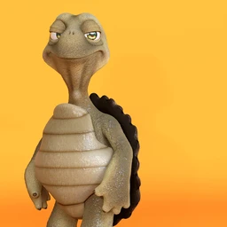 Tank the Cartoon Tortoise