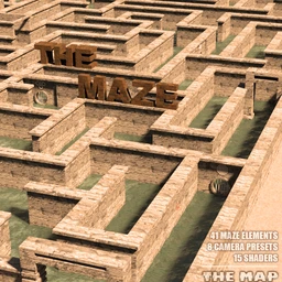 The Maze – Huge Labyrinth for Daz Studio