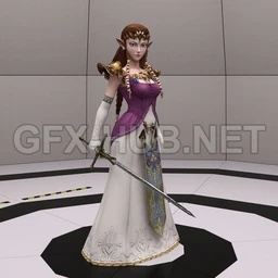 Twilight Princess Zelda for G8F and G8.1F